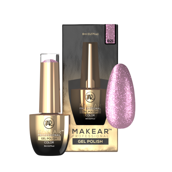 Makear 821 Premium Glitter UV Gel Polish 8ml