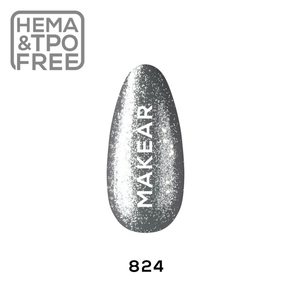 Makear 824 Premium Glitter UV Gel Polish 8ml