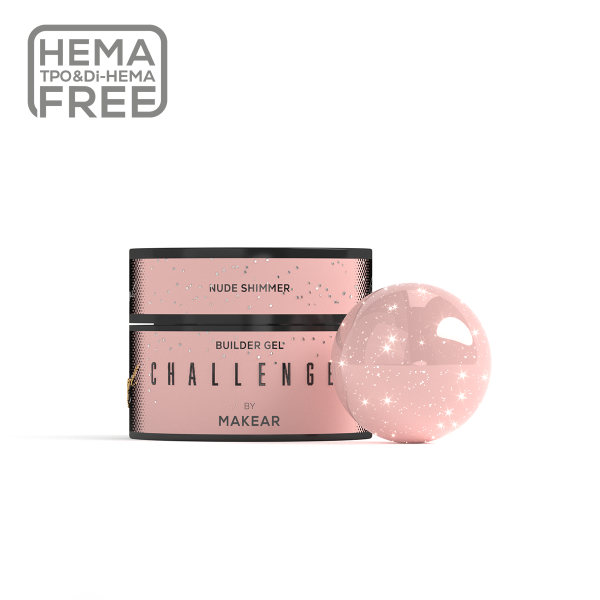 Challengel gradilni gel Shimmer Nude HG16